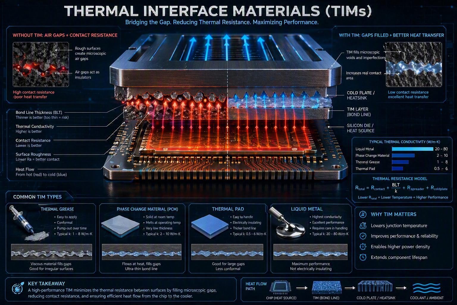 Thermal Interface Materials infographic